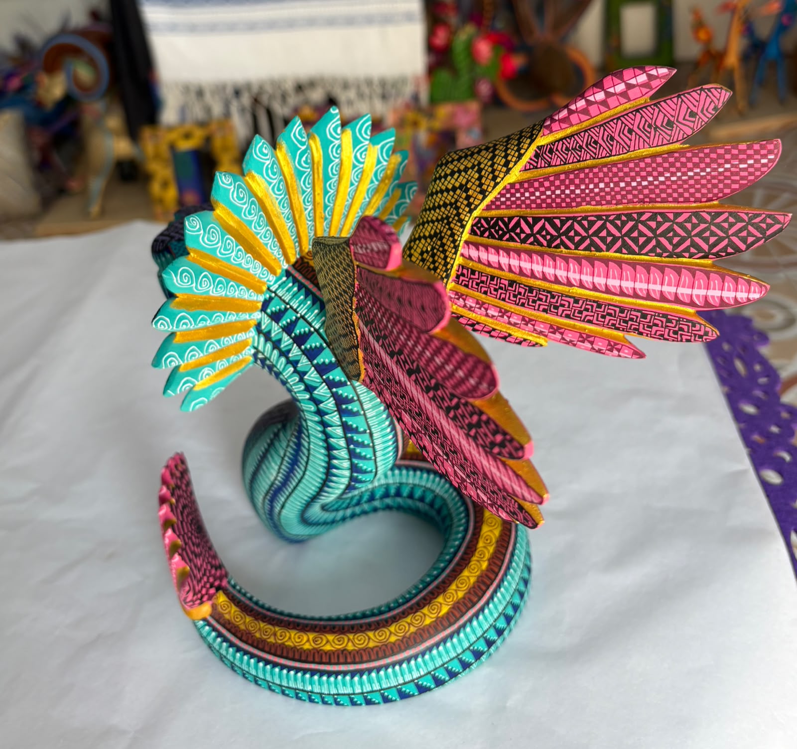 Pájaro Alebrije de Copal
